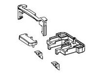 Lichtmaske mit Lichtleiter, Kabelhalter