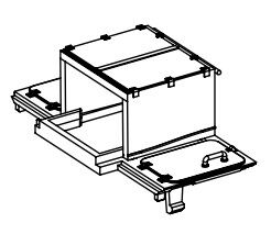 Kohlekasten mit Unterbau