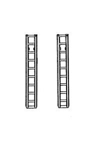 Leiter zement grau RAL7033 Ladder cement grey RAL7033