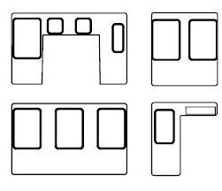 Fenster 4tlg.