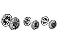 Radsatz Vor-/Nachl&auml;ufer 3tlg. DC