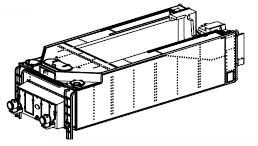 Tendergehäuse komplett