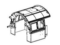 F&uuml;hrerhaus, komplett