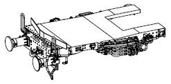 Pufferbohle mit Rahmen komplett