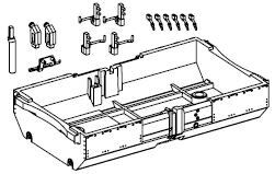 Tank, Anbauteile Rahmen