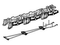 Bremsfederpakete mit Gest&auml;nge