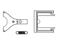 Deichsel+Abdeckung+Feder