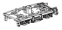 Drehgestell m. Lichtmaschine + Schleifer EW A