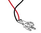 Lokkupplung mit Platine (Stecker)