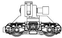 Getriebe kompl. (m. Drehgestell + Radsatz) AC