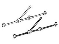 Treibstangen rechts-links