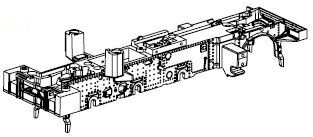 Lokrahmen mit Zahnräder