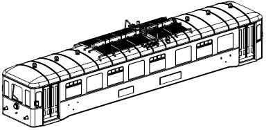 Gehäuse, komplett