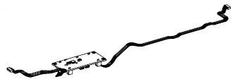 Verteilerplatine Gehäuse mit Kabel
