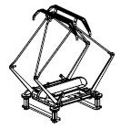 Pantograph CSD Schere Doppelschleifstück