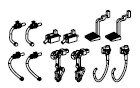 Bremsschläuche, Kuppelhaken, Steckdose, Stecker, Auftritt Pufferbohle