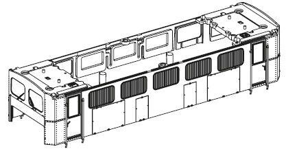 Gehäuse 188 komplett