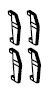 Windabweiser (4 Stck.)