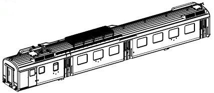 Gehäuse komplett (ohne Panto)