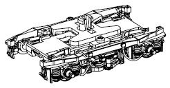 Drehgestell Endwagen hinten