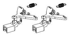 Kupplungsschacht mit Feder (2 Sets)