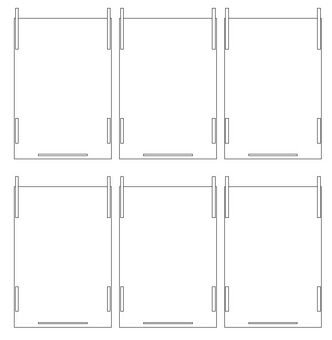 Klappdeckel 6x rtbr.