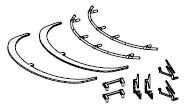 Fronthandstange, Handstange Dach, Rahmenblech, Scheibenwischer