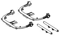 Bremszylinder, Drehgestellhalter