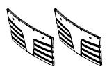 Frontabdeckung (2 St&uuml;ck)