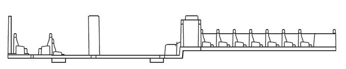 Inneneinrichtung EW m. Pantograph