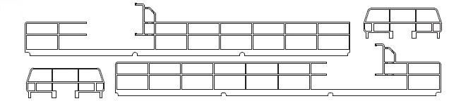 Handläufe (4-tlg.)