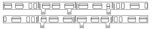 Fenstereinsatz Wagen B rechts+links