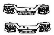 Drehgestellbl. 1+2, dek. Wagen A+B vorne