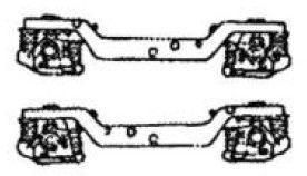 Drehgestellbl. 1+3, Wagen B, dek. hinten