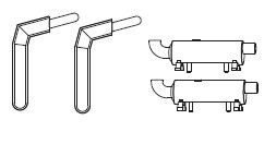 Auspuff (2 Sets) (Antriebscontainer)