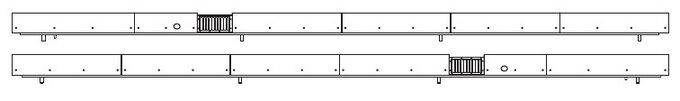 Dachblende rechts + links
