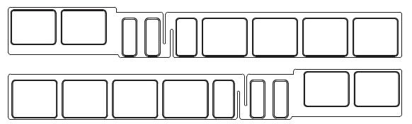 Seitenfenster EW B / MW, rechts + links