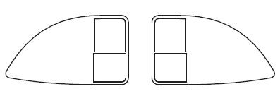 Fenster Führerhaus rechts+links