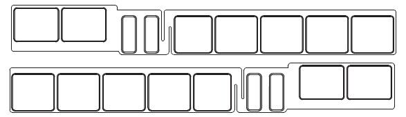 Seitenfenster EW B, rechts + links