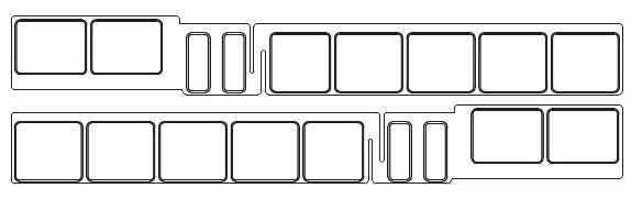 Seitenfenster EW A, rechts + links