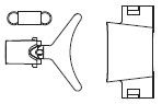 BR 119 Coupling parts (3 parts)