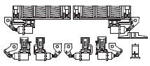 Kleinteile (Drehgestellblende)