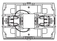 Rahmen mit Kinematik und Leiterplatten DC (Antriebscontainer)