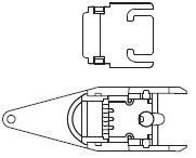 Kinematik + Halteclip (Mittelwagen)