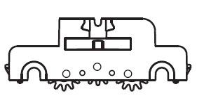 Getriebegehäuse m. ZR (EW m. Motor)