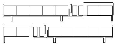 Seitenfenster rechts+links, Endwagen A