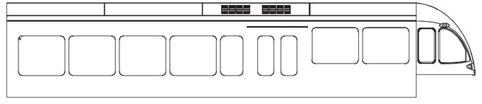 Gehäuse, Endwagen A, m. Fenster