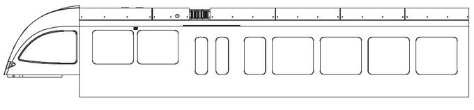 Gehäuse, Endwagen B, m. Fenster