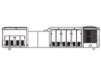 Geh&auml;use, dek. (m. Leuchtst&auml;ben)