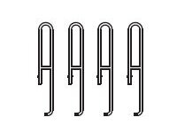 Rangiergriffe (4 Stck.)
